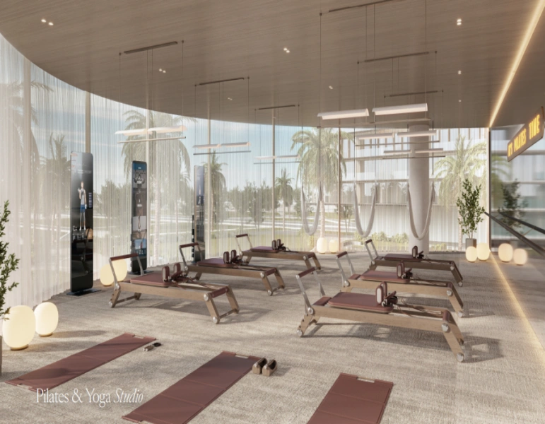 Stilvolle Wohnung mit einem Schlafzimmer und modernem Design