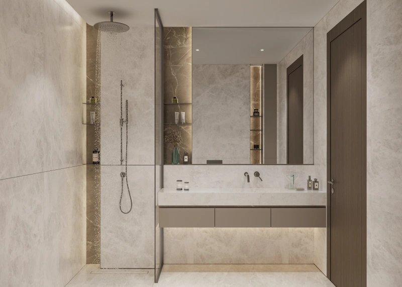 Modernes 1-Zimmer Apartment mit großen raumhohen Fenstern und Einbauküche!