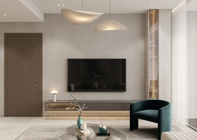 Modernes 1-Zimmer Apartment mit großen raumhohen Fenstern und Einbauküche!