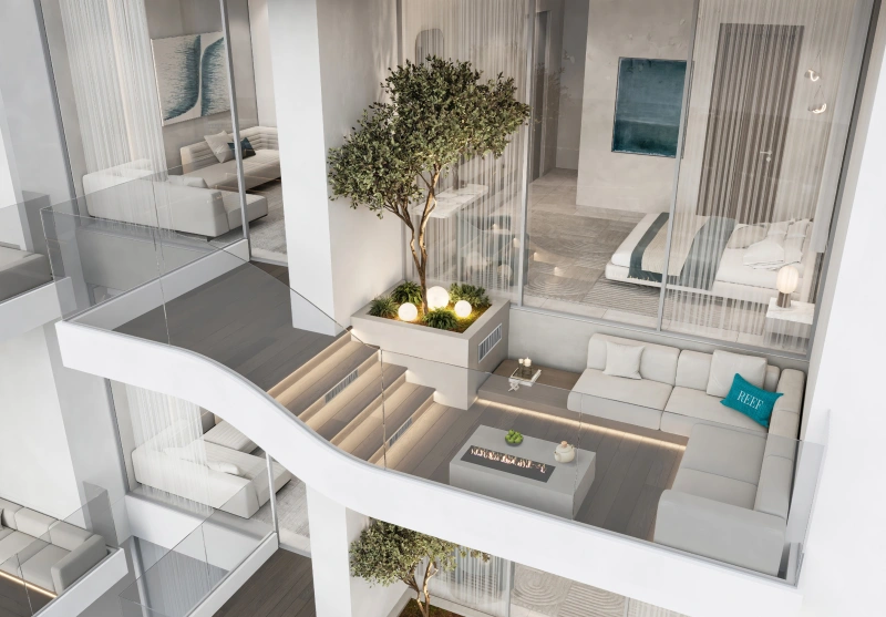 Modernes 1-Zimmer Apartment mit großen raumhohen Fenstern und Einbauküche!