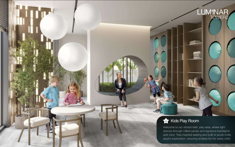 Moderne 3-Zimmer-Wohnung im Lum1nar Tower 2 JVT! Komplett möbliert, luxuriös eingerichtet!