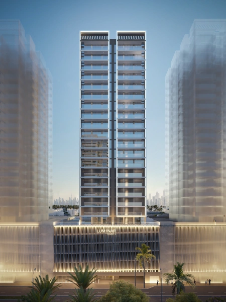 Moderne 3-Zimmer-Wohnung im Lum1nar Tower 2 JVT! Komplett möbliert, luxuriös eingerichtet!