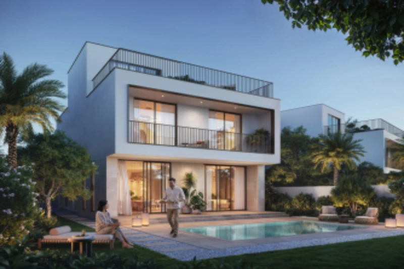 Moderne Design-Villa mit 3 Schlafzimmern und Dienstmädchenzimmer