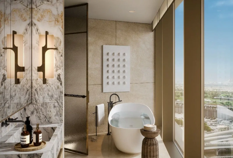 Atemberaubendes 2-Schlafzimmer-Luxus-Apartment mit vollem Meerblick