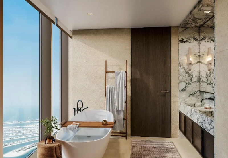 Atemberaubendes 2-Schlafzimmer-Luxus-Apartment mit vollem Meerblick