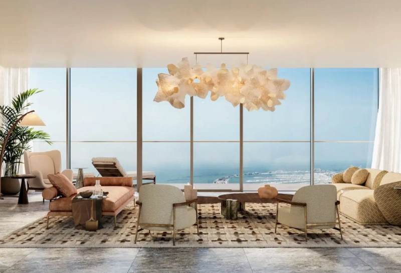 Atemberaubendes 2-Schlafzimmer-Luxus-Apartment mit vollem Meerblick