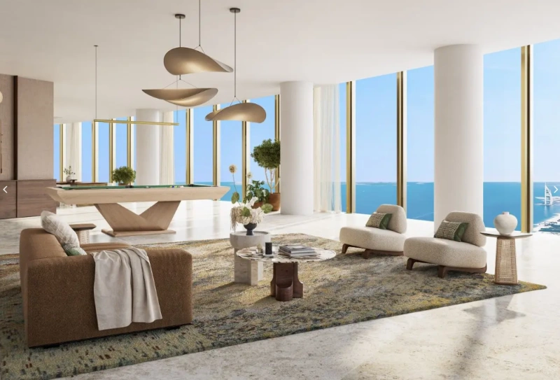 Atemberaubendes 2-Schlafzimmer-Luxus-Apartment mit vollem Meerblick