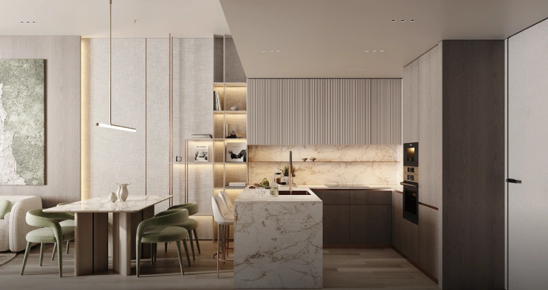 Modernes Studio Apartment mit voller Einrichtung und hochwertigen Küchengeräten!