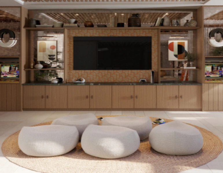 Atemberaubende Wohnung mit drei Schlafzimmern