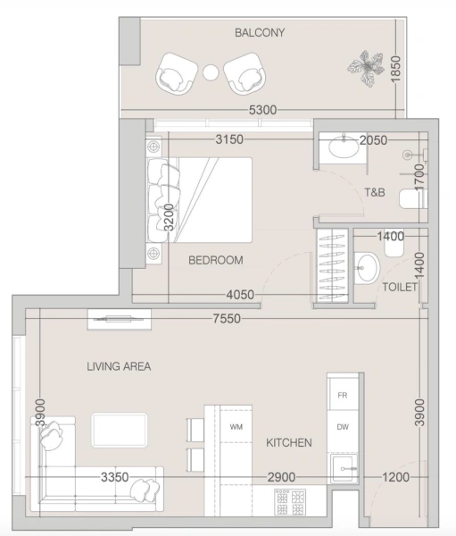 Moderne 2-Zimmer-Etagenwohnung mit Resort-Style Living und Community Lifestyle!