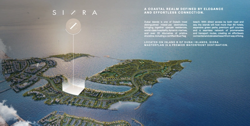 Atemberaubende 1-Zimmer-Wohnung mit Meerblick in bester Lage der Master Community