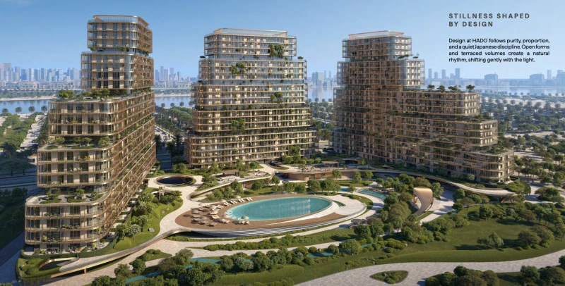 Atemberaubende 1-Zimmer-Wohnung mit Meerblick in bester Lage der Master Community