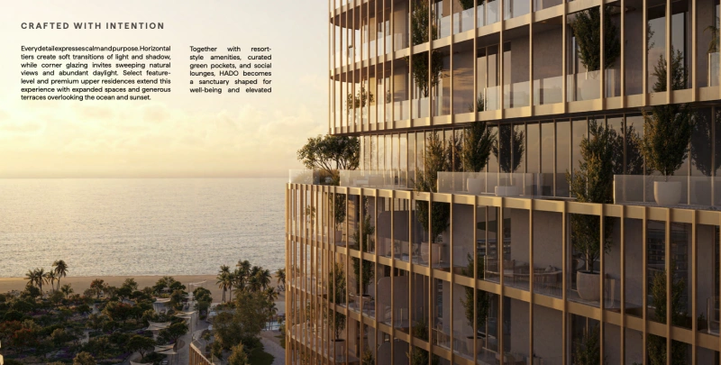 Atemberaubende 1-Zimmer-Wohnung mit Meerblick in bester Lage der Master Community