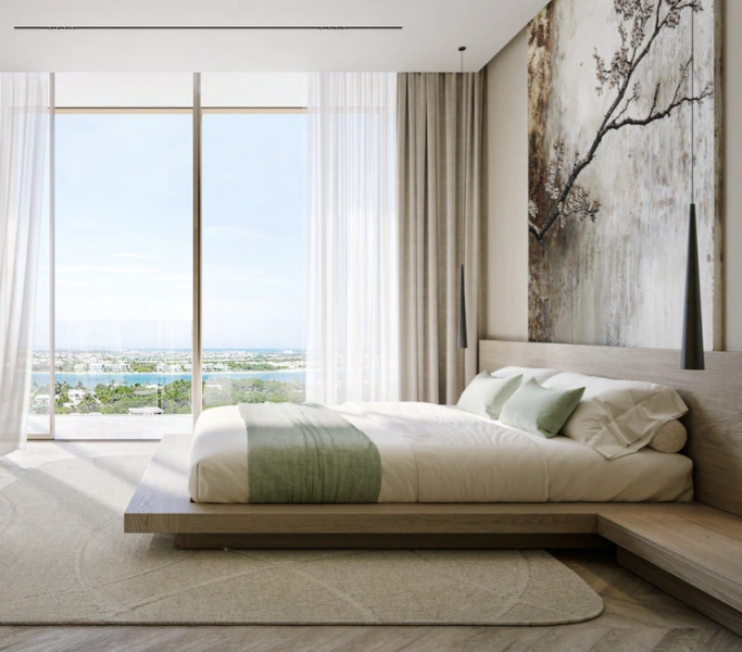 Atemberaubende 1-Zimmer-Wohnung mit Meerblick in bester Lage der Master Community