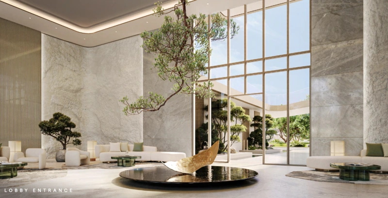 Atemberaubende 1-Zimmer-Wohnung mit Meerblick in bester Lage der Master Community