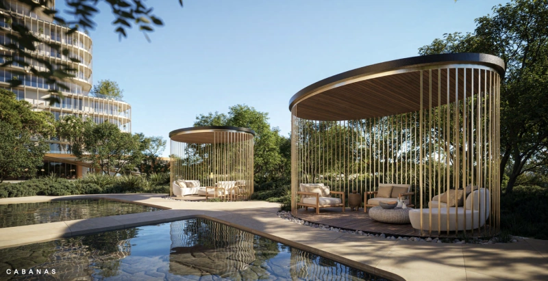 Atemberaubende 1-Zimmer-Wohnung mit Meerblick in bester Lage der Master Community