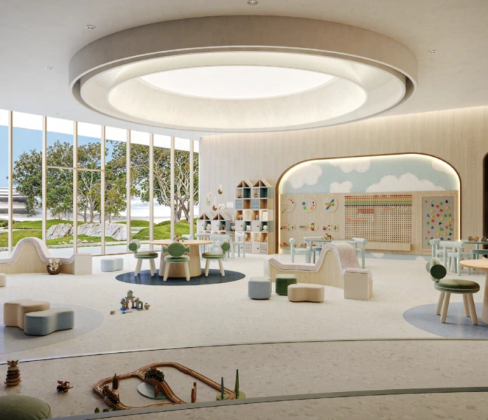 Atemberaubende 1-Zimmer-Wohnung mit Meerblick in bester Lage der Master Community