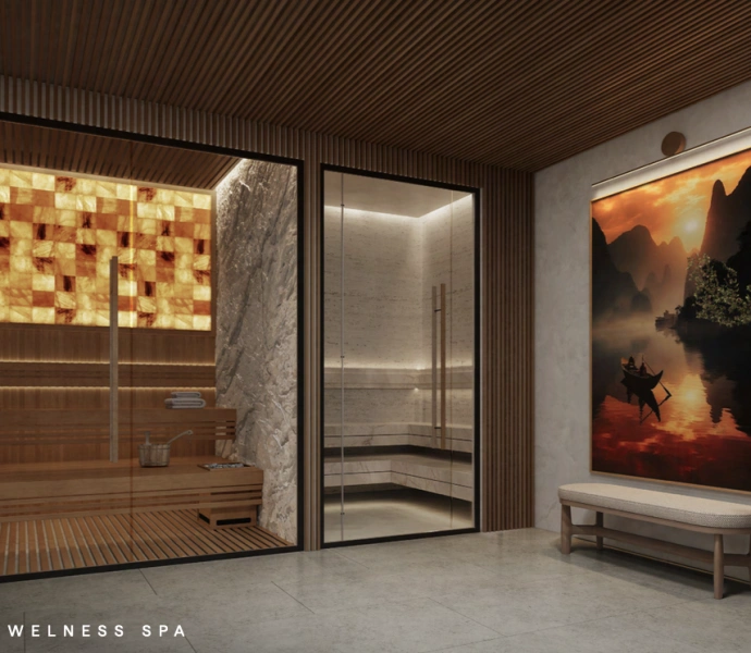 Atemberaubende 1-Zimmer-Wohnung mit Meerblick in bester Lage der Master Community