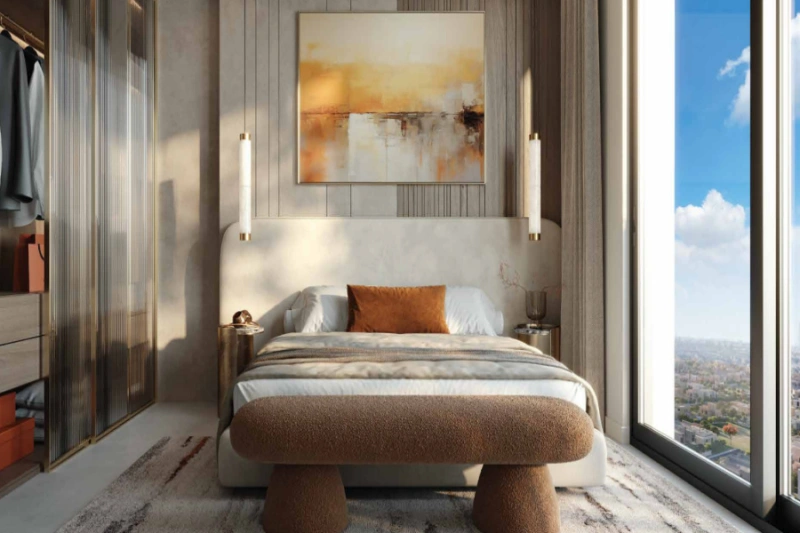 Stilvolle Zwei-Zimmer-Wohnung mit modernem Design