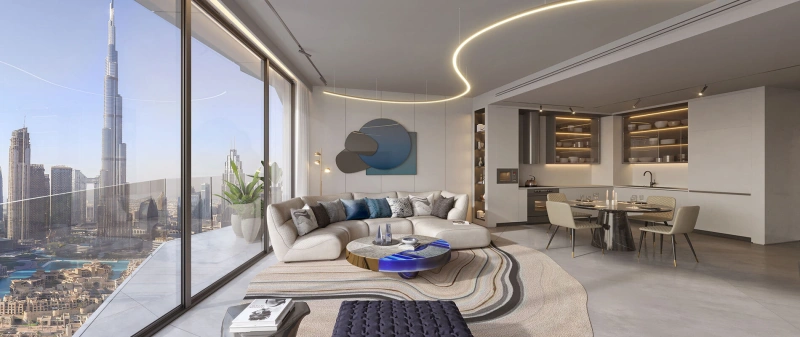 Luxuriöses 3-Zimmer-Apartment mit atemberaubendem Blick auf den Burj Khalifa!