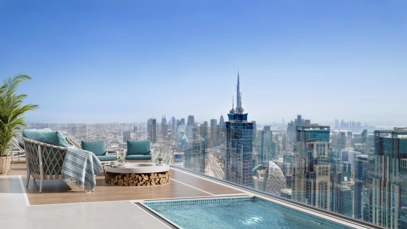 Luxuriöses Apartment in Al Habtoor Tower: traumhafter Meerblick!
