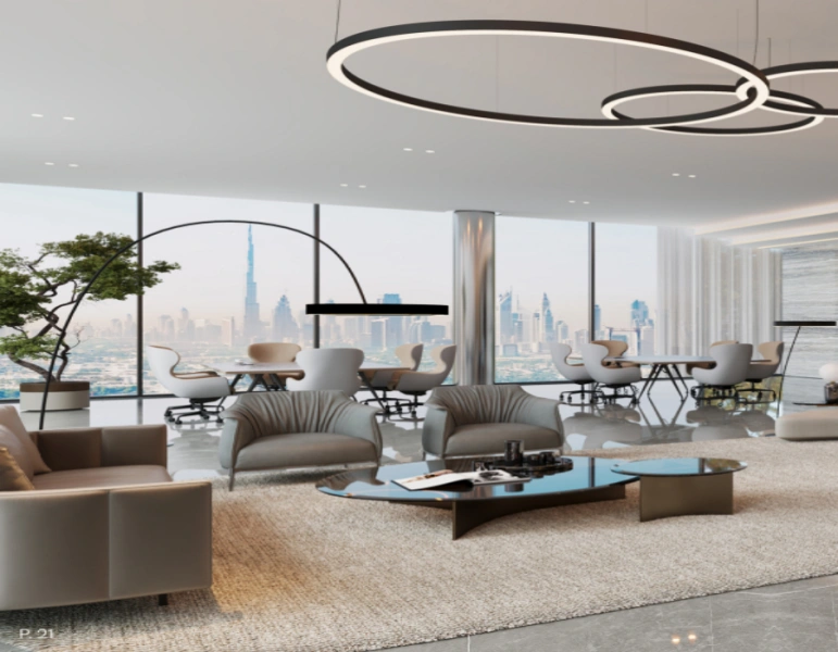 Geräumige Drei-Zimmer-Wohnung mit modernem Design und atemberaubender Aussicht