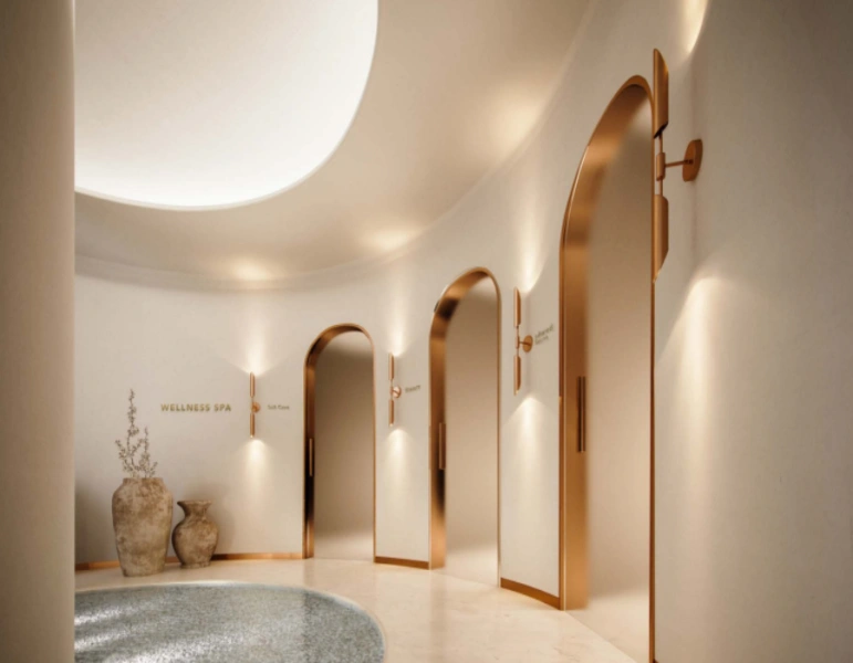 Luxuriöse Vier-Zimmer-Wohnung mit modernem Design