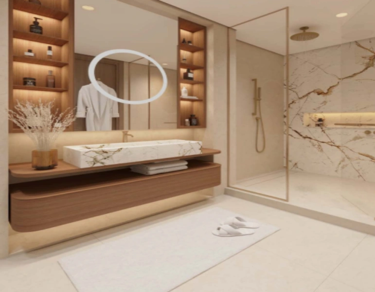 Luxuriöse Vier-Zimmer-Wohnung mit modernem Design