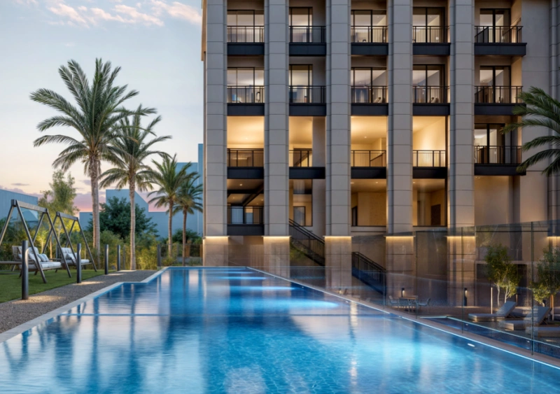 Neubauprojekt in Jumeirah Village Circle mit über 40 Annehmlichkeiten und moderner offener Küche!