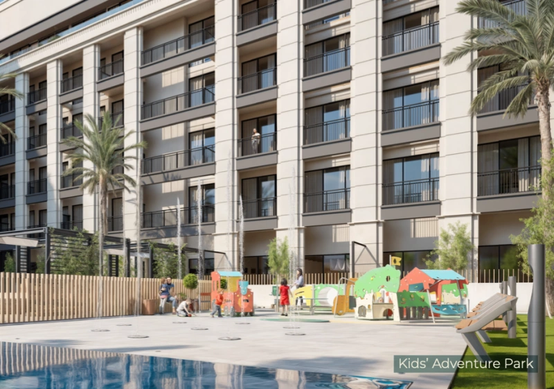 Neubauprojekt in Jumeirah Village Circle mit über 40 Annehmlichkeiten und moderner offener Küche!