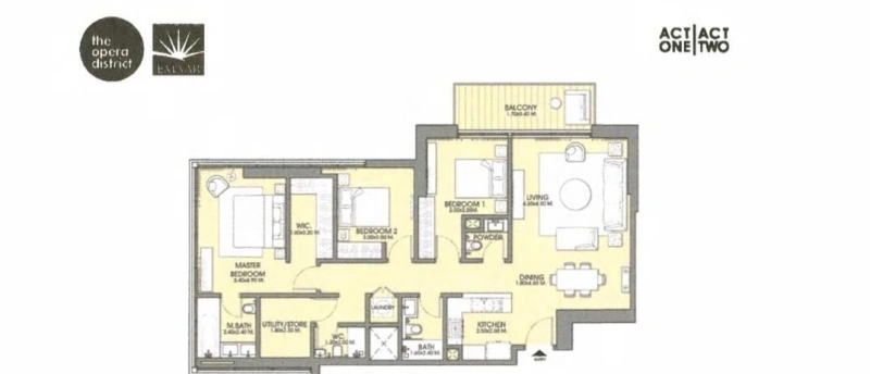 Luxuswohnung mit 3 Schlafzimmern Tower Act 1 in Downtown - atemberaubender Blick auf den Brunnen!