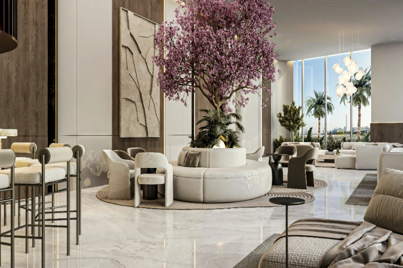 Atemberaubendes Studio-Apartment mit Panoramablick und modernem Design