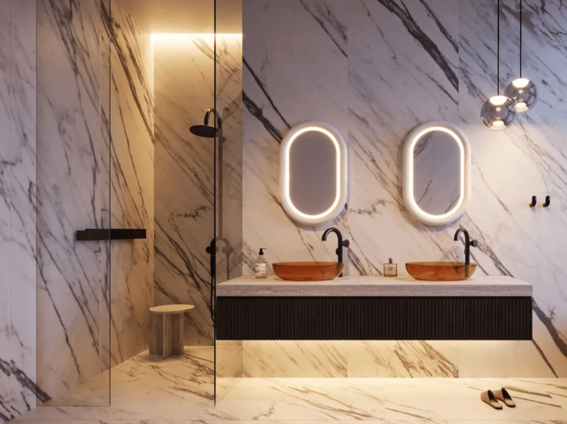 Luxuriöse Duplex-Wohnung mit 4 Schlafzimmern und großem Balkon mit privatem Pool und Meerblick