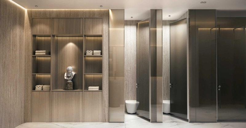 Luxuriöse Duplex-Wohnung mit 4 Schlafzimmern und großem Balkon mit privatem Pool und Meerblick