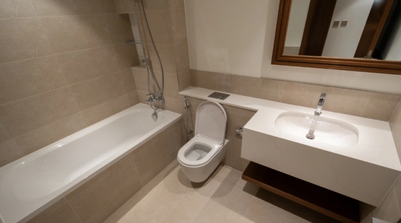 Exklusive Eleganz: Strandfront-Apartment mit 1 Schlafzimmer am Meer