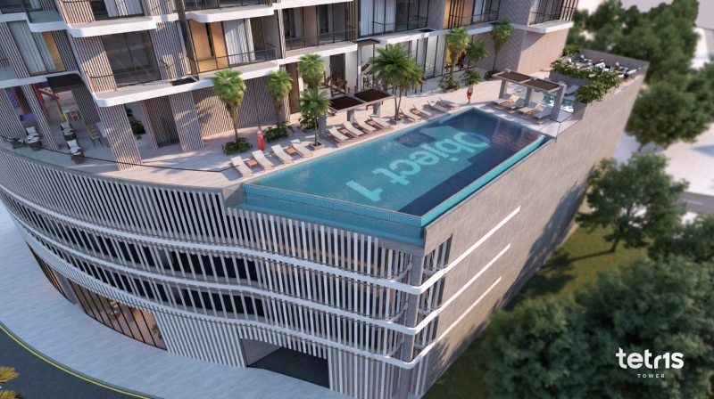 Luxuriöses Apartment mit Infinity-Pool auf dem Dach und am 1. Podest!