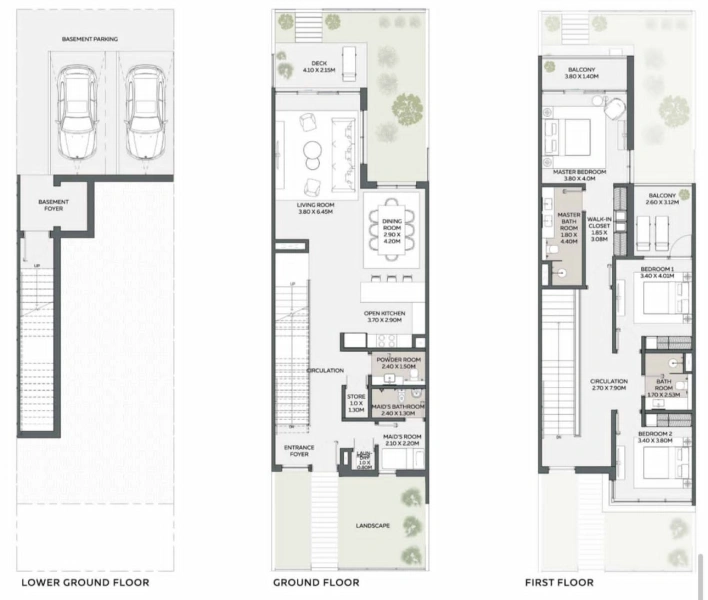 Geräumiges 3Bed Townhouse mit Maids Room | Huge Layout & Modern Features