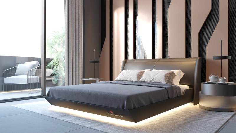 Luxuriöse 2-Zimmer-Wohnung mit Meisterdesign von Torino Lamborghini