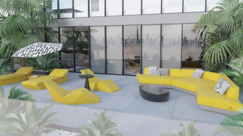 Luxuriöse 2-Zimmer-Wohnung mit Meisterdesign von Torino Lamborghini