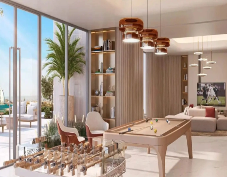 Stilvolles Ein-Zimmer-Apartment mit modernem Design