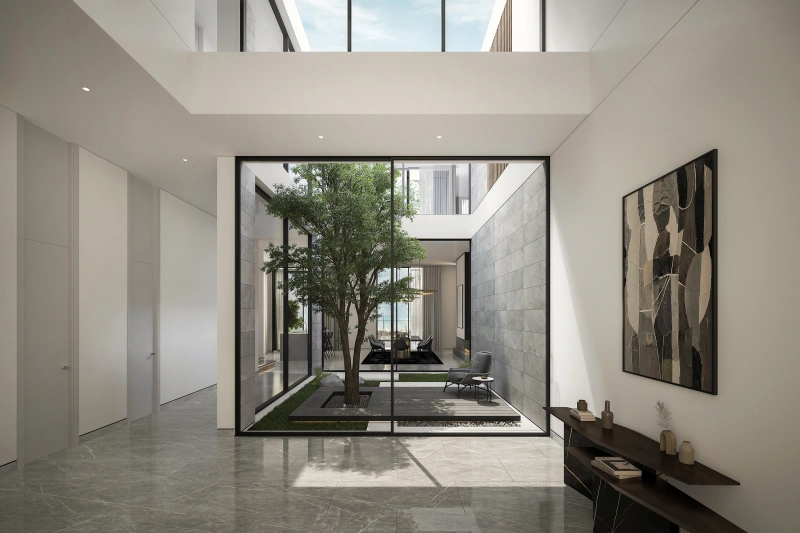 Luxuriöse 6-Zimmer-Villa mit Dachterrasse in exklusiver Lage am Meer