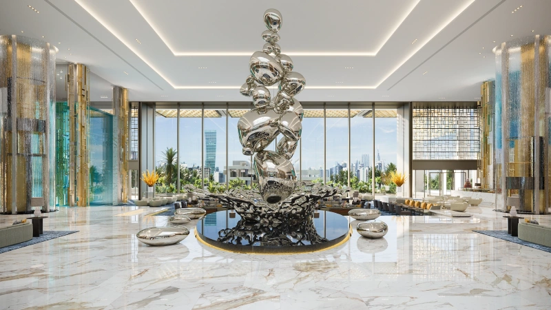 Luxuriöse 3-Zimmer-Apartment mit Meerblick-Balkonen in 5-Sterne-Hotel