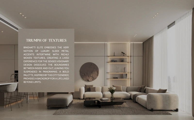 Moderne 1-Zimmer-Etagenwohnung mit Design-Forward Living und atemberaubendem Skyline-Blick