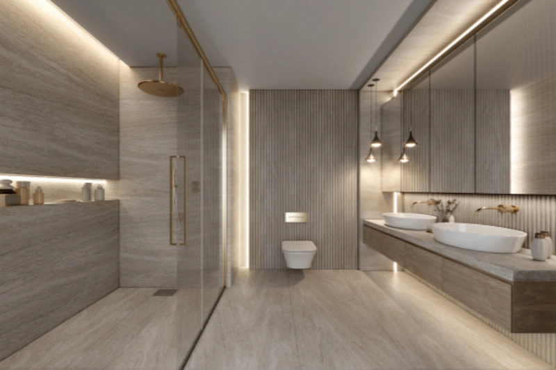 Stilvolles Ein-Zimmer-Apartment mit modernem Design