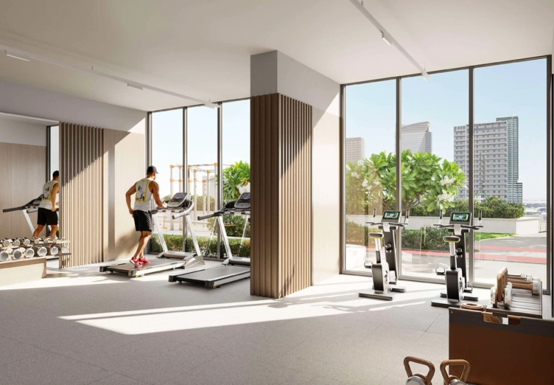 3-Zimmer-Wohnung mit Blick auf die Marina in Jumeirah Village Circle. Großzügiges Layout für maximalen Komfort.