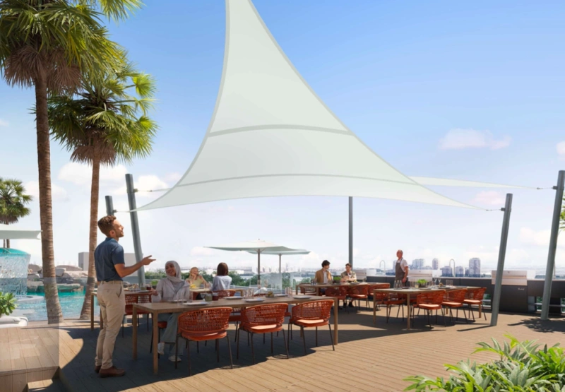 3-Zimmer-Wohnung mit Blick auf die Marina in Jumeirah Village Circle. Großzügiges Layout für maximalen Komfort.