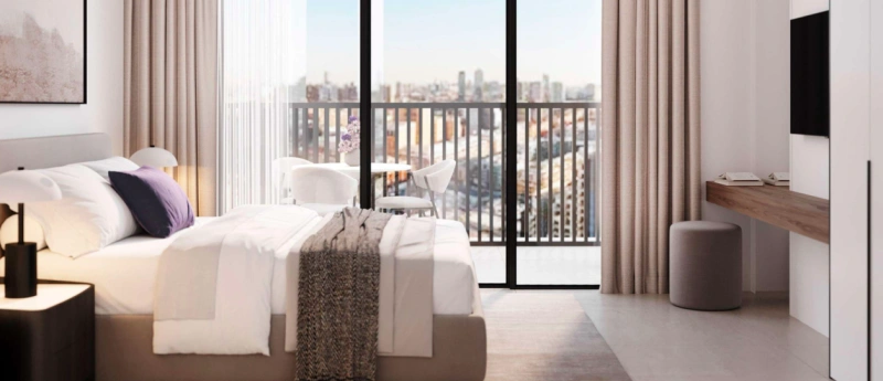 3-Zimmer-Wohnung mit Blick auf die Marina in Jumeirah Village Circle. Großzügiges Layout für maximalen Komfort.