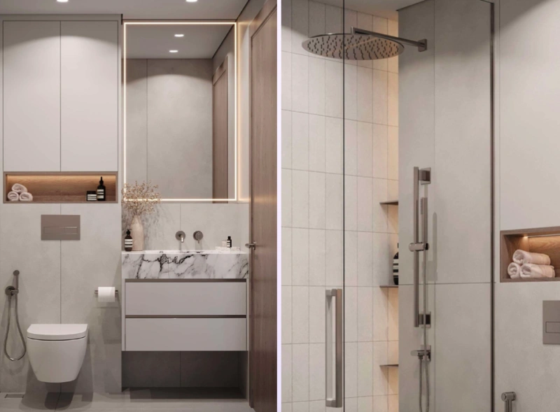 3-Zimmer-Wohnung mit Blick auf die Marina in Jumeirah Village Circle. Großzügiges Layout für maximalen Komfort.