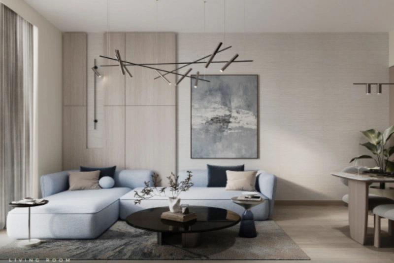 Stilvolle Zwei-Zimmer-Wohnung mit modernem Design