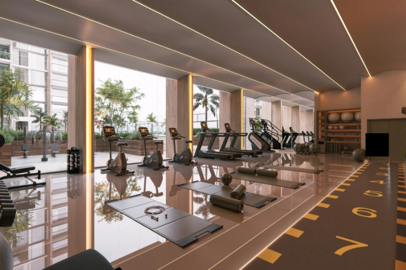 Zeitgenössisches Studio-Apartment mit modernem Design